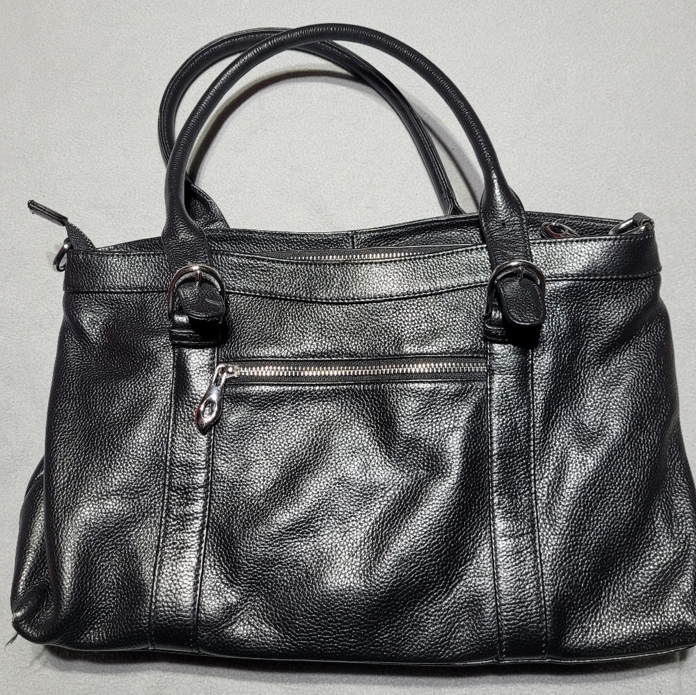 Black Leather Purse